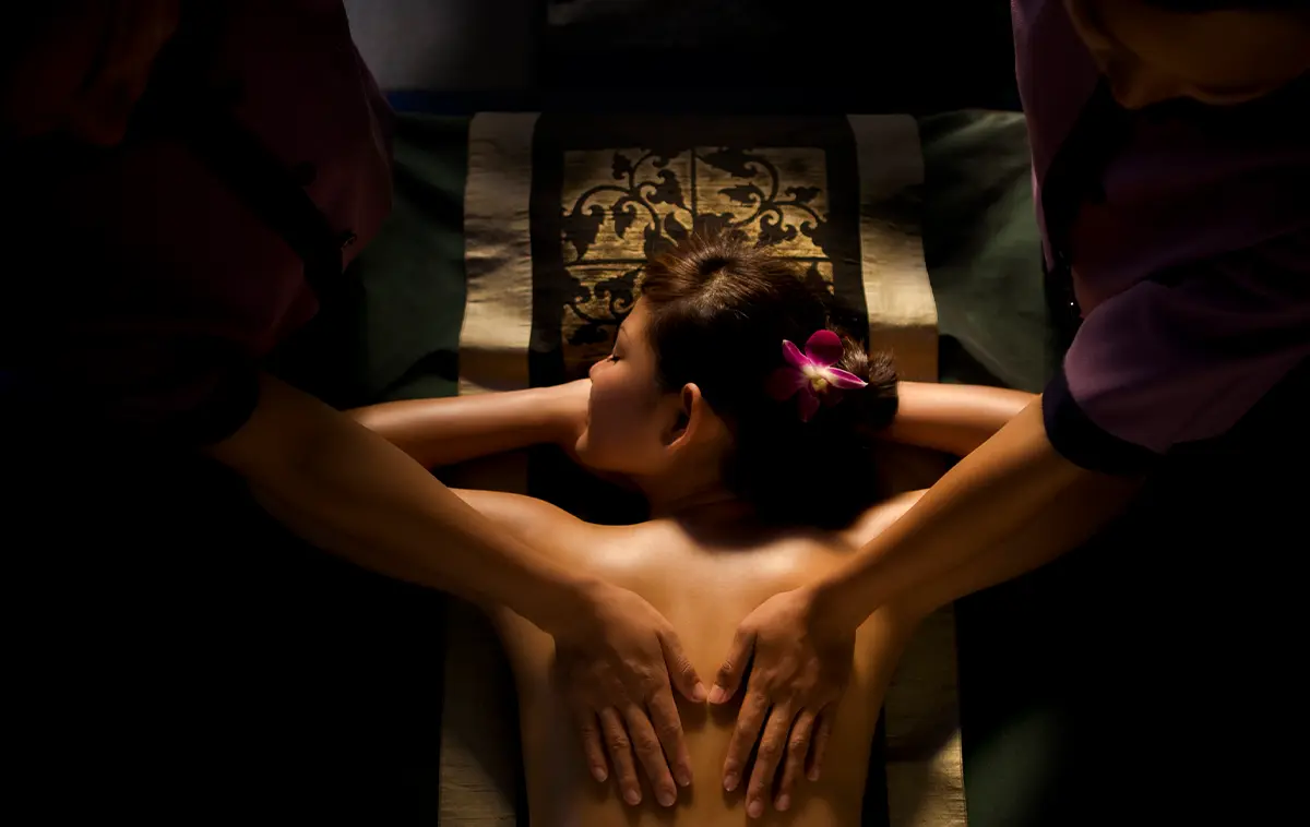Banyan Tree Spa头部按摩